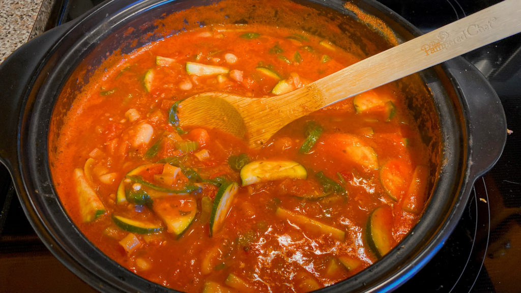 Healthy minestrone soup by The New Moon Workshop